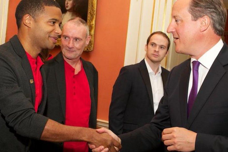 Team England Athletes received at No 10 Downing Street 